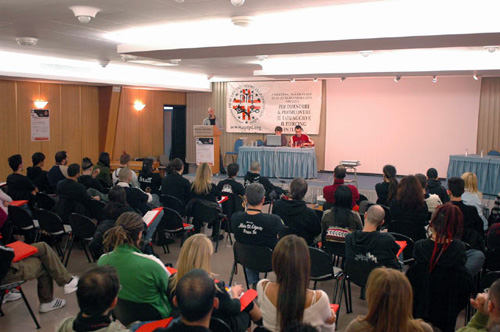 Apertura del congresso Bruno valsecchi ( Presidente ), Emiliano Marchetti ( Segretario)